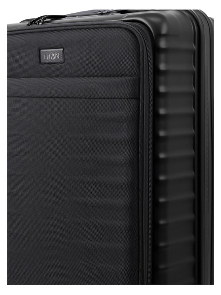 Titan Cestovný kufor Titan Upgrade S23 Front pocket Nightshade black