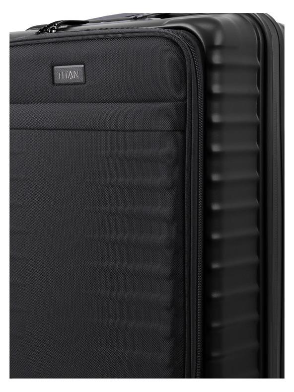 Titan Cestovný kufor Titan Upgrade S23 Front pocket Nightshade black