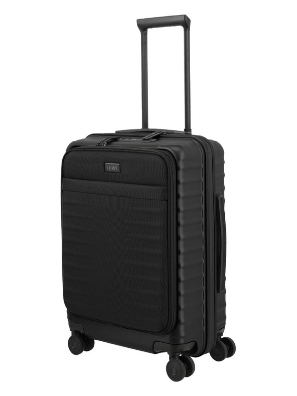 Titan Cestovný kufor Titan Upgrade S23 Front pocket Nightshade black