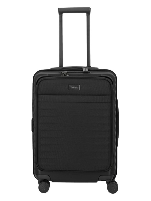 Titan Cestovný kufor Titan Upgrade S23 Front pocket Nightshade black