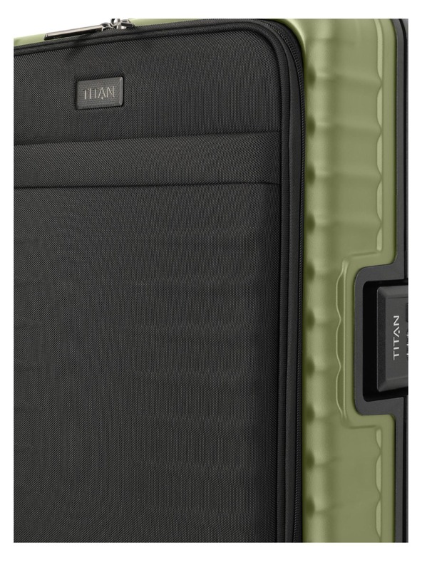 Titan Cestovný kufor Titan Overseas S Front pocket Forest green