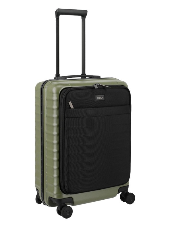 Titan Cestovný kufor Titan Overseas S Front pocket Forest green