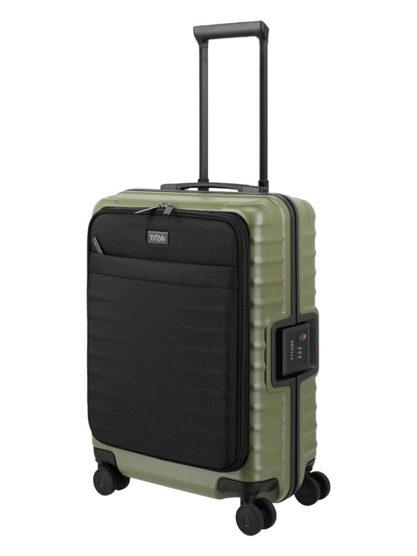 Titan Cestovný kufor Titan Overseas S Front pocket Forest green