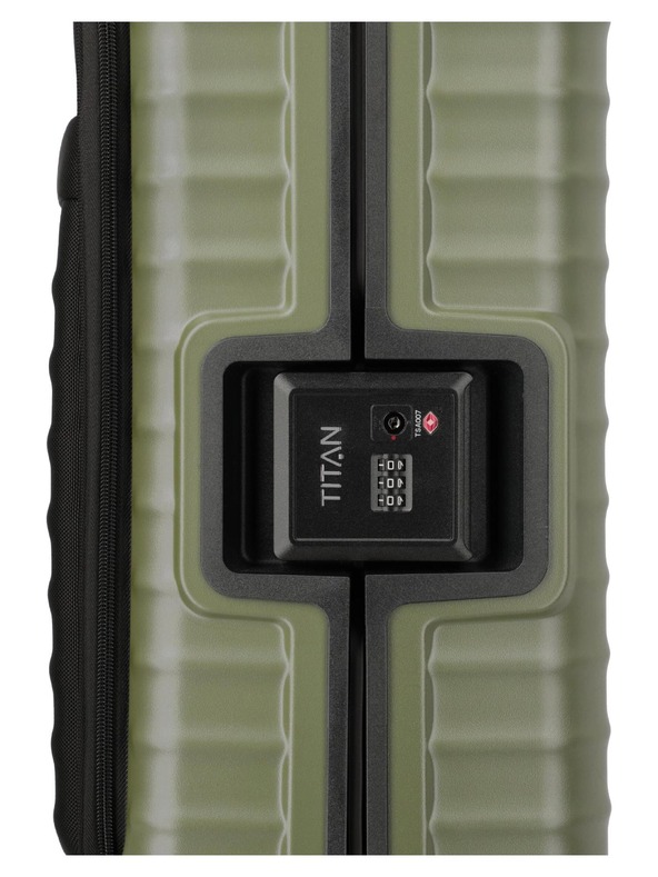 Titan Cestovný kufor Titan Overseas S Front pocket Forest green