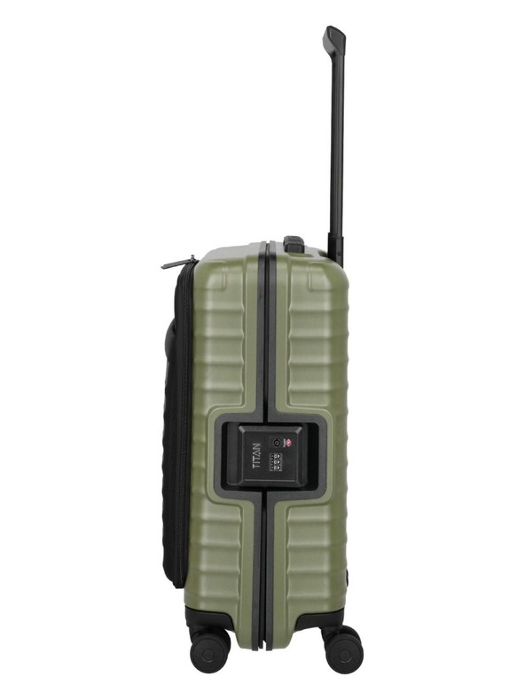 Titan Cestovný kufor Titan Overseas S Front pocket Forest green