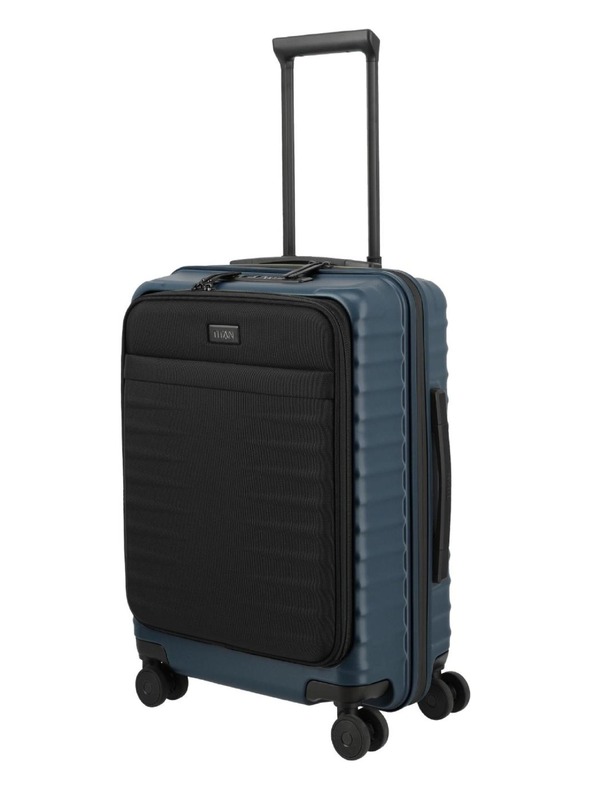 Titan Cestovný kufor Titan Upgrade S23 Front pocket Midnight blue