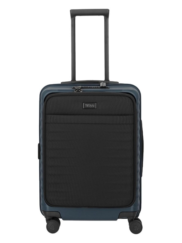 Titan Cestovný kufor Titan Upgrade S23 Front pocket Midnight blue