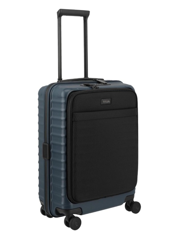 Titan Cestovný kufor Titan Upgrade S23 Front pocket Midnight blue