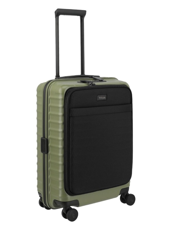 Titan Cestovný kufor Titan Upgrade S23 Front pocket Forest green