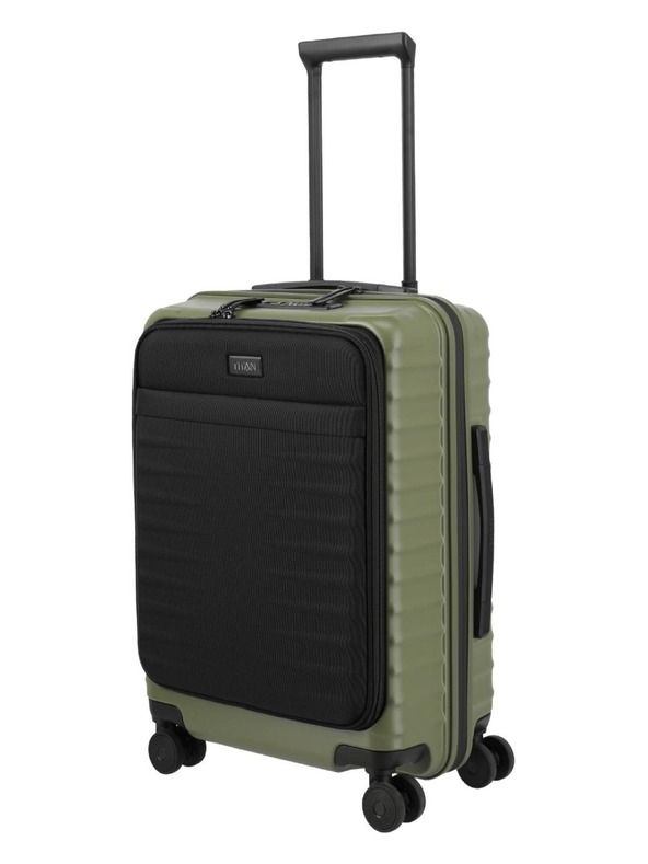 Titan Cestovný kufor Titan Upgrade S23 Front pocket Forest green