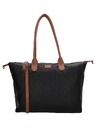 Charm London Taška Charm London Buckingham 23816 Black Cognac