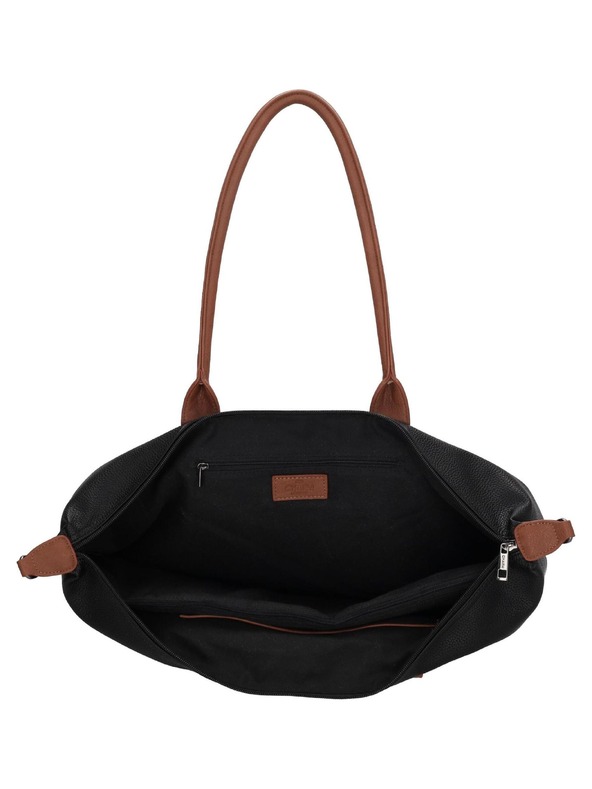 Charm London Taška Charm London Buckingham 23816 Black Cognac