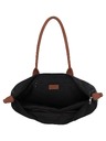 Charm London Taška Charm London Buckingham 23816 Black Cognac