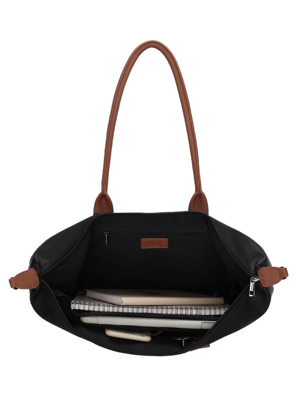 Charm London Taška Charm London Buckingham 23816 Black Cognac