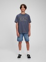 GAP Teen organic tričko logo GAP