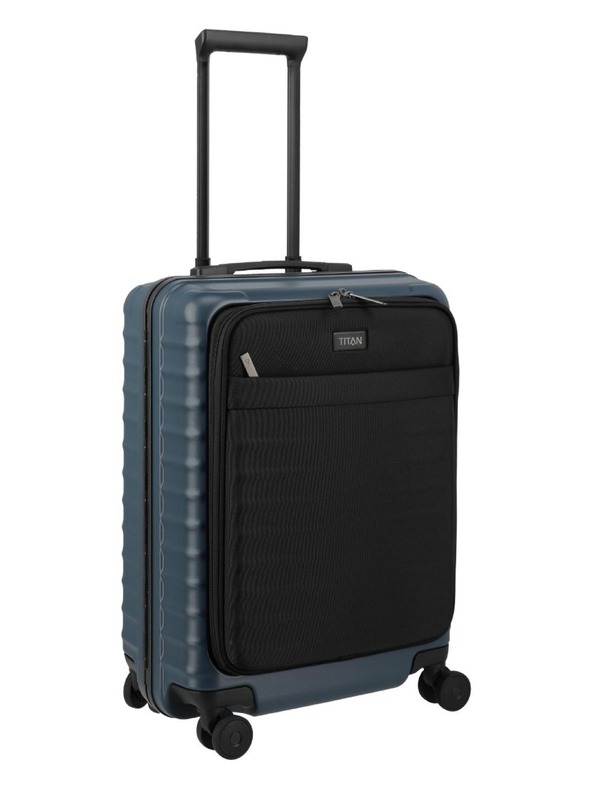 Titan Cestovný kufor Titan Overseas S Front pocket Midnight blue