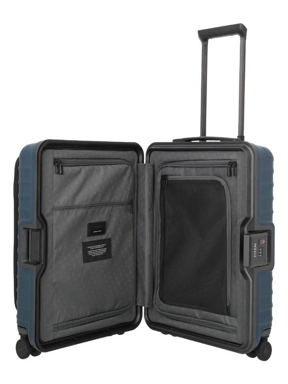 Titan Cestovný kufor Titan Overseas S Front pocket Midnight blue