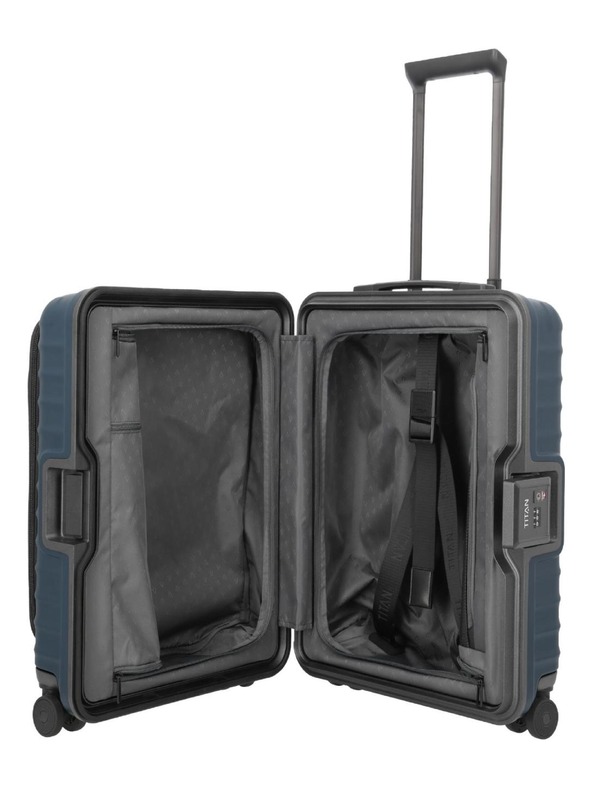 Titan Cestovný kufor Titan Overseas S Front pocket Midnight blue