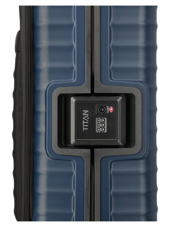 Titan Cestovný kufor Titan Overseas S Front pocket Midnight blue