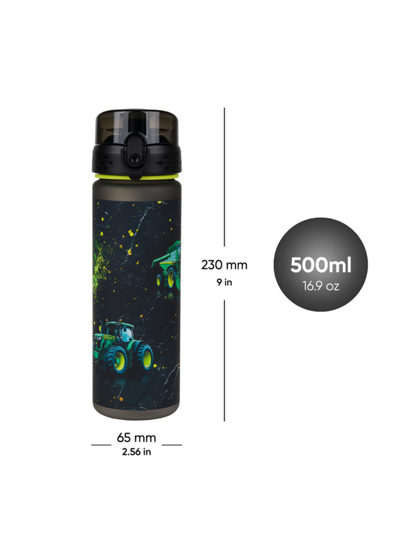 BAAGL  BAAGL Tritánová fľaša na pitie Traktor, 500 ml
