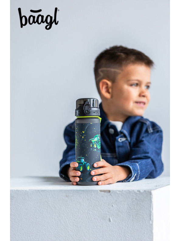 BAAGL  BAAGL Tritánová fľaša na pitie Traktor, 500 ml