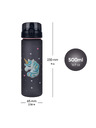 BAAGL  BAAGL Tritánová fľaša na pitie Unicorn Gold, 500 ml