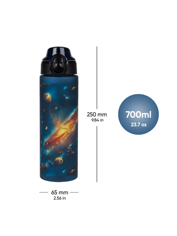 BAAGL  BAAGL Tritánová fľaša na pitie Vesmír, 700 ml
