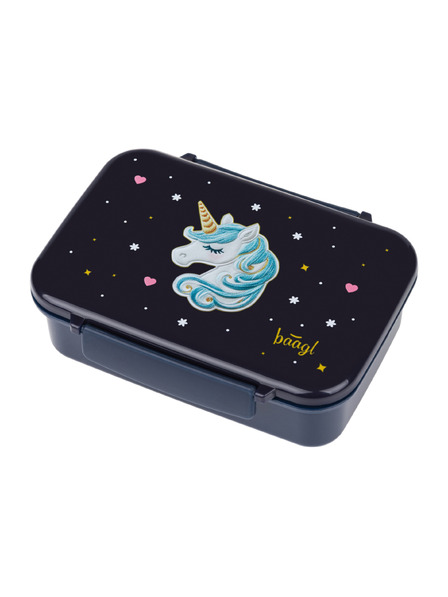 BAAGL  BAAGL Box na občerstvenie s priehradkami Unicorn Gold