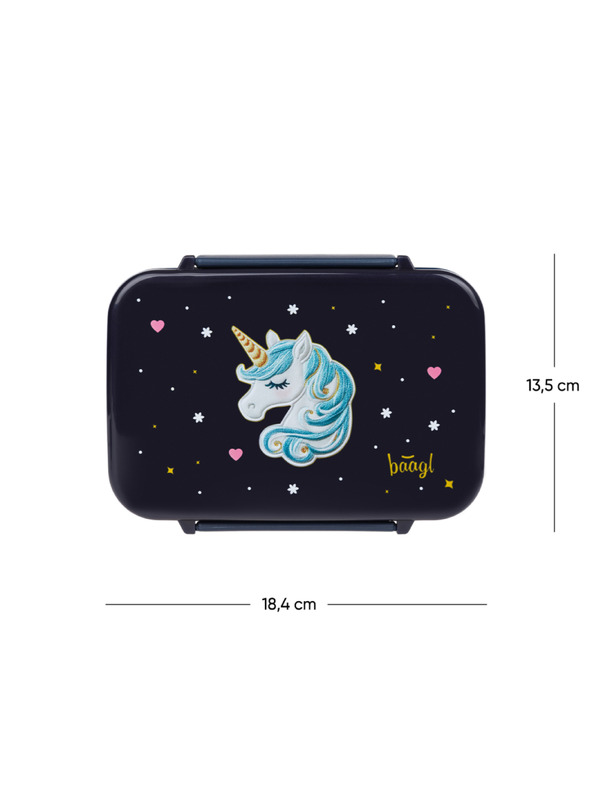 BAAGL  BAAGL Box na občerstvenie s priehradkami Unicorn Gold