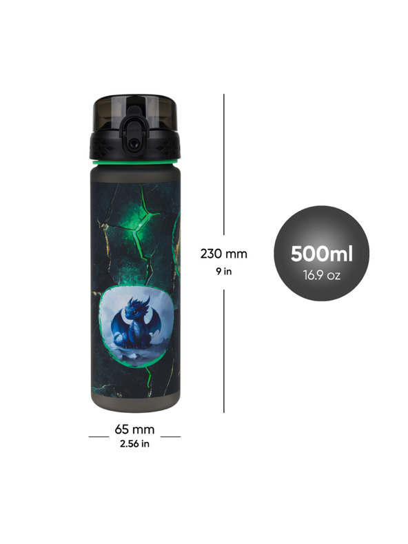 BAAGL  BAAGL Tritánová fľaša na pitie Draci, 500 ml