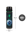 BAAGL  BAAGL Tritánová fľaša na pitie Draci, 500 ml