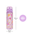 BAAGL  BAAGL Tritánová fľaša na pitie Lavender, 500 ml