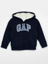 GAP Detská zateplená mikina logo GAP