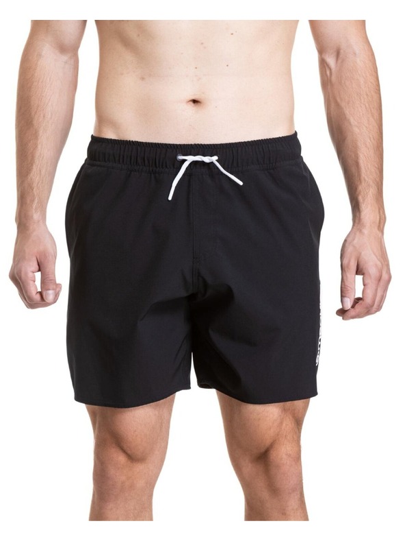 Meatfly Meatfly pánske plavky Keith Boardshorts 17" Black / White