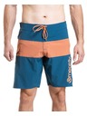 Meatfly Meatfly pánske plavky Mitch Boardshorts 21" Super Teal / Sienna