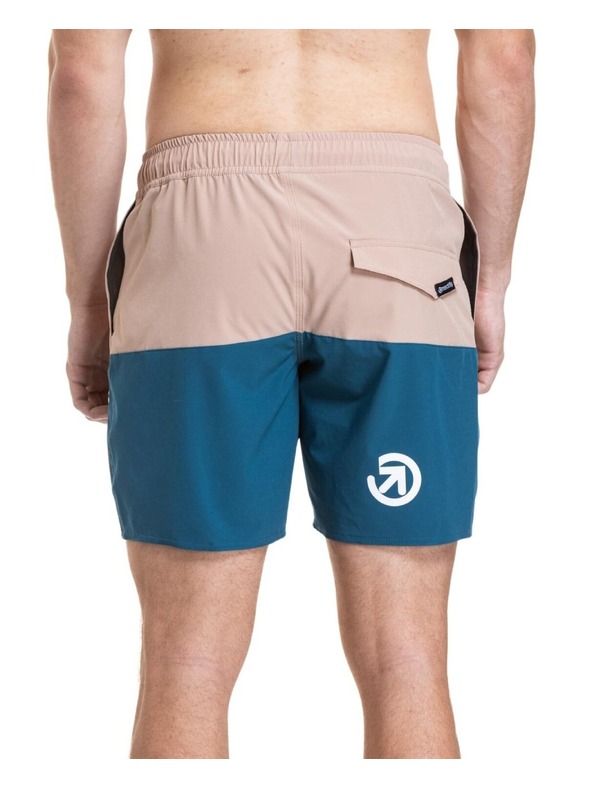Meatfly Meatfly pánske plavky Keith Boardshorts 17" Nougat / Super Teal