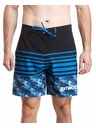 Meatfly Meatfly pánske plavky Ernie Boardshorts 19" Blue Mountains / Stripes / Black