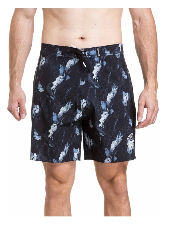 Meatfly Meatfly pánske plavky Ernie Boardshorts 19" Deep Lake