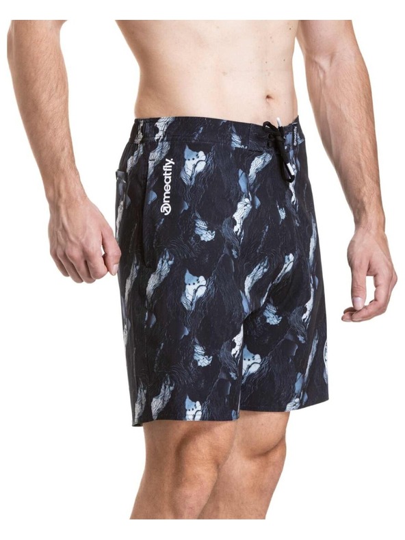 Meatfly Meatfly pánske plavky Ernie Boardshorts 19" Deep Lake