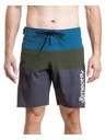 Meatfly Meatfly pánske plavky Mitch Boardshorts 21" Olive / Super Teal