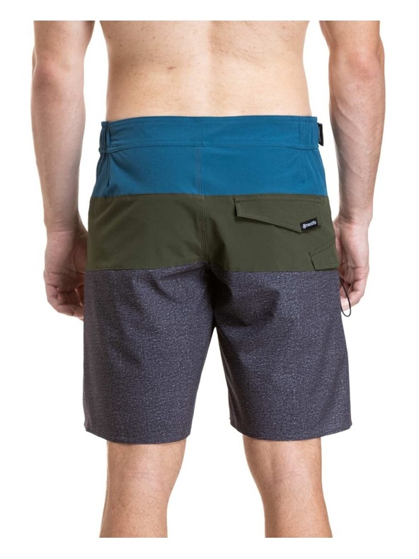Meatfly Meatfly pánske plavky Mitch Boardshorts 21" Olive / Super Teal