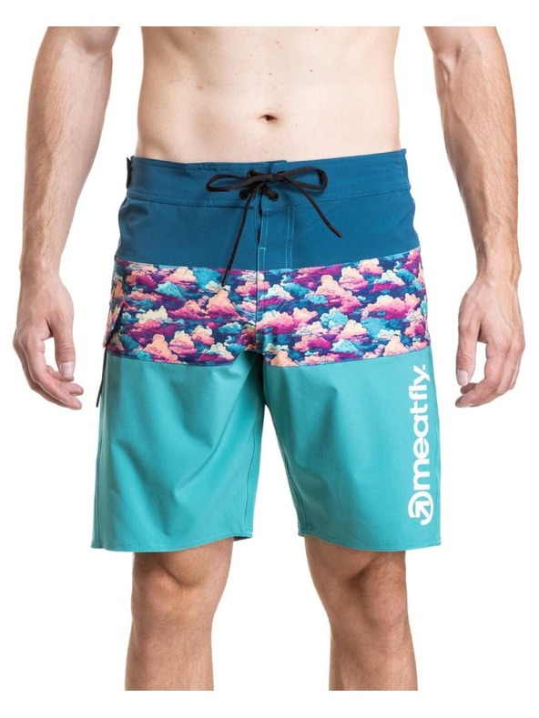 Meatfly Meatfly pánske plavky Mitch Boardshorts 21" Clouds