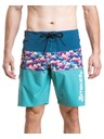 Meatfly Meatfly pánske plavky Mitch Boardshorts 21" Clouds