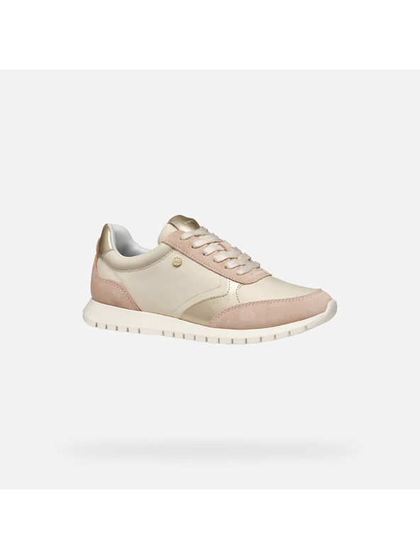 Geox Krémové dámske tenisky Geox Sukie 2.0