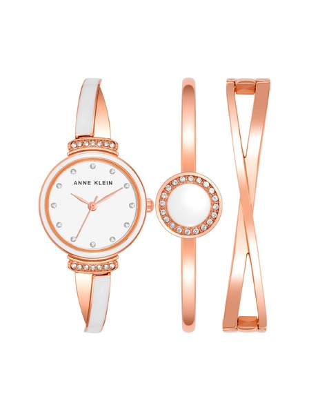 Anne Klein Dámska darčeková sada hodiniek a náramkov Anne Klein AK/3292WTST