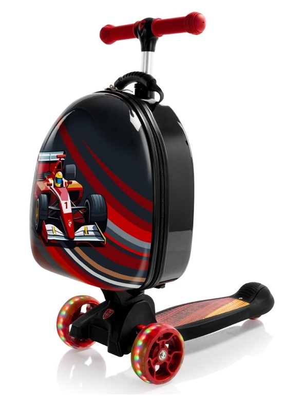 Heys Detský kufor Heys Turbo Tots Scooter Race Car