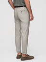 Ombre Clothing Pánske chino nohavice REGULAR FIT s elastickým pásom - sivé a béžové V1 P1525 Ombre Clothing