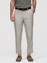 Ombre Clothing Pánske chino nohavice REGULAR FIT s elastickým pásom - sivé a béžové V1 P1525 Ombre Clothing