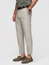 Ombre Clothing Pánske chino nohavice REGULAR FIT s elastickým pásom - sivé a béžové V1 P1525 Ombre Clothing