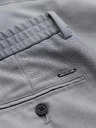 Ombre Clothing Pánske chino nohavice REGULAR FIT s elastickým pásom - sivé V2 P1525 Ombre Clothing